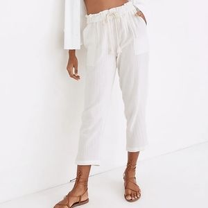 Madewell Lightspun Beach Cover-Up Pants Black XS